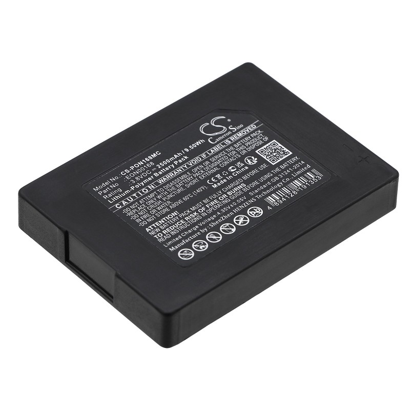 Batterie pour Pyle PPBCMG18 (2500 mAh/9.5 Wh, 3.8 V)