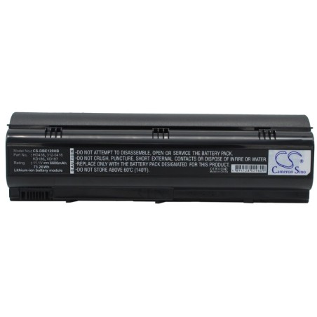 Batterie pour Dell HD438 (6600 mAh/73.26 Wh, 11.1 V)
