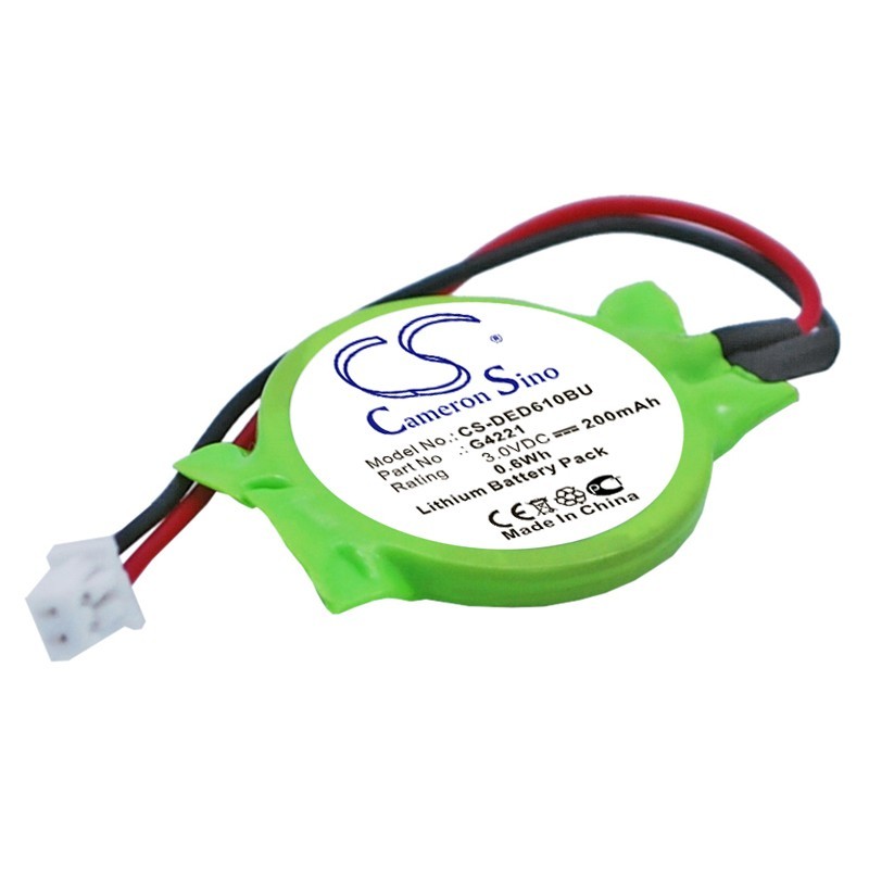 Batterie pour Dell Precision M6300 (200 mAh/0.6 Wh, 3 V)