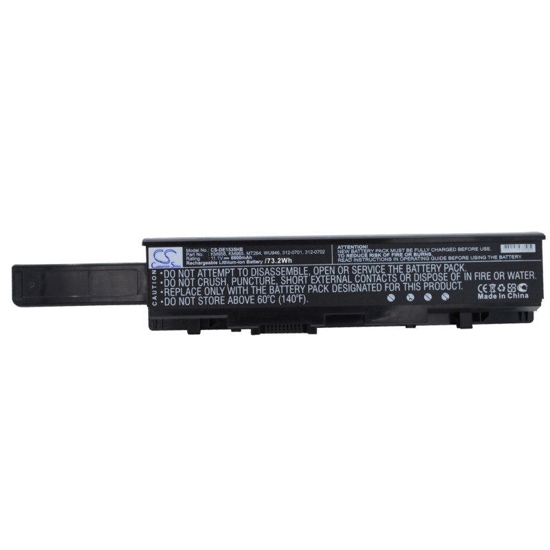 Batterie pour Dell 0WU960 (6600 mAh/73.26 Wh, 11.1 V)