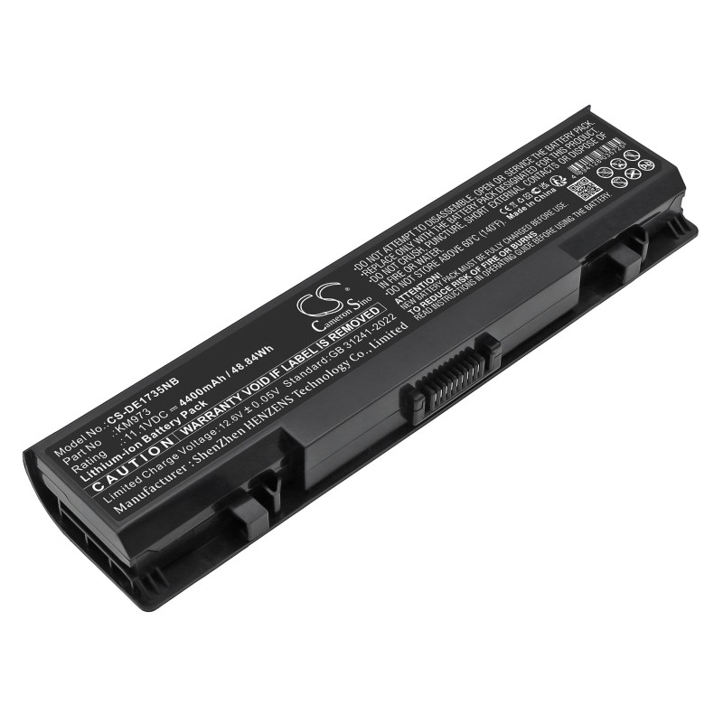 Batterie pour Dell Studio 1735 (4400 mAh/48.84 Wh, 11.1 V)