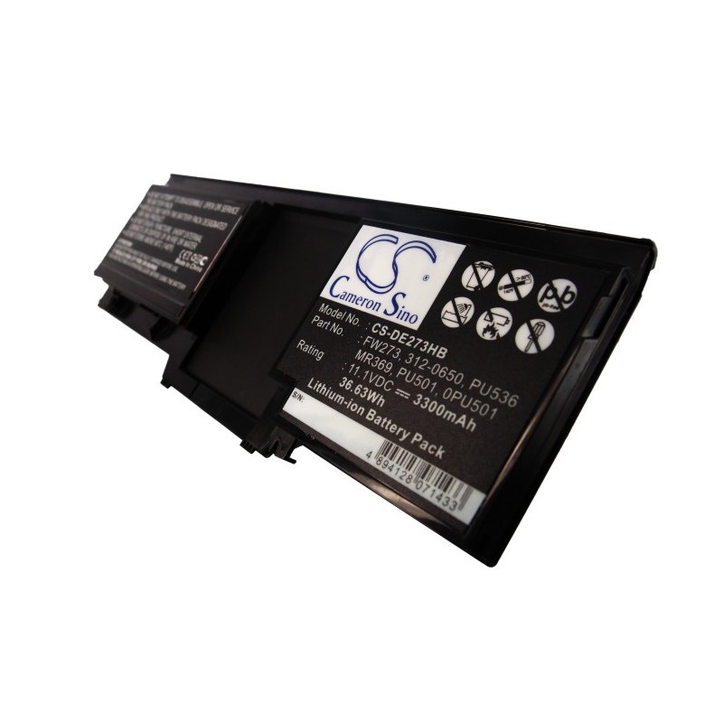 Batterie pour Dell Latitude XT (3300 mAh/36.63 Wh, 11.1 V)