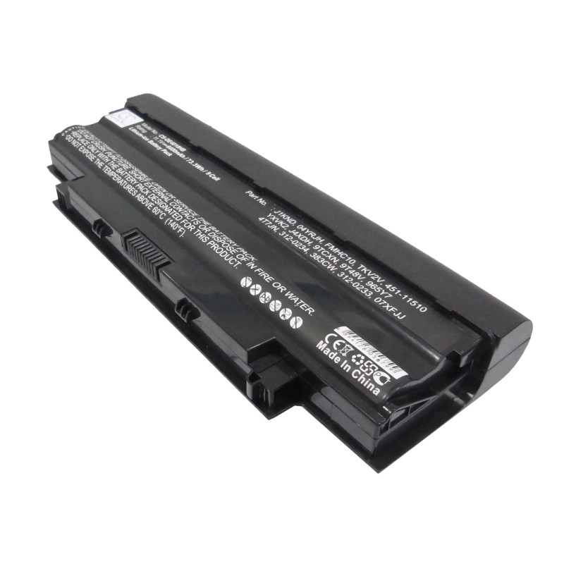 Batterie pour Dell TKV2V (6600 mAh/73.26 Wh, 11.1 V)