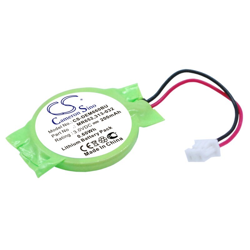 Batterie pour Dell 313-032 (200 mAh/0.6 Wh, 3 V)