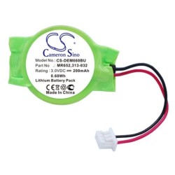 Batterie pour Dell Latitude E6320 (200 mAh/0.6 Wh, 3 V)