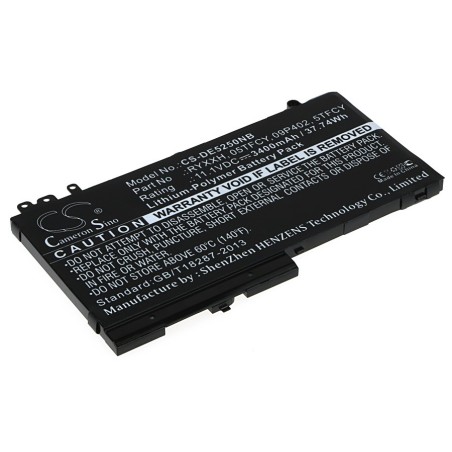 Batterie pour Dell Latitude E5570 (3400 mAh/37.74 Wh, 11.1 V)