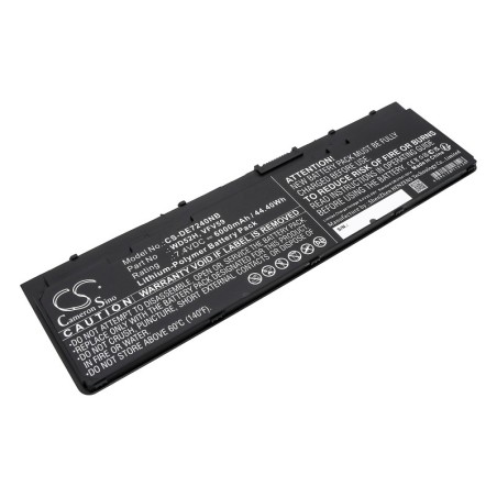Batterie pour Dell VPH5X (6000 mAh/44.4 Wh, 7.4 V)