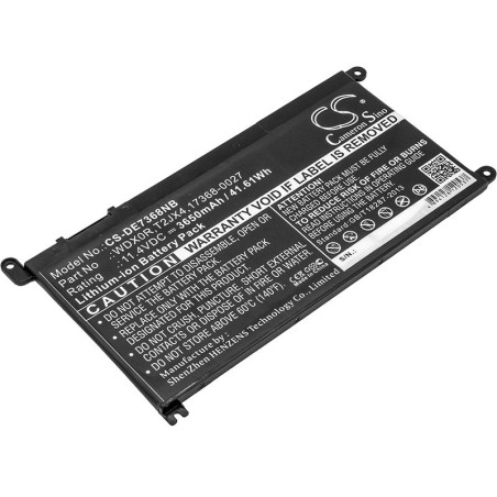 Batterie pour Dell 1VX1H (3650 mAh/41.61 Wh, 11.4 V)