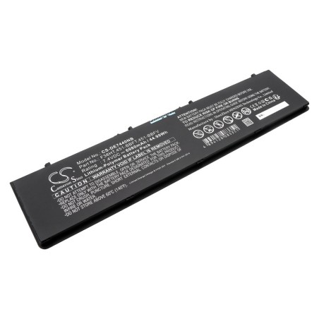 Batterie pour Dell 451-BBFT (6080 mAh/44.99 Wh, 7.4 V)