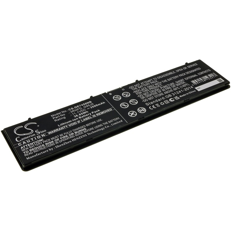 Batterie pour Dell Latitude E7440 Touch (3500 mAh/38.85 Wh, 11.1 V)