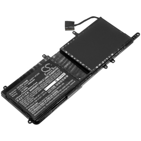 Batterie pour Dell ALW15C-D3508S (4250 mAh/64.6 Wh, 15.2 V)