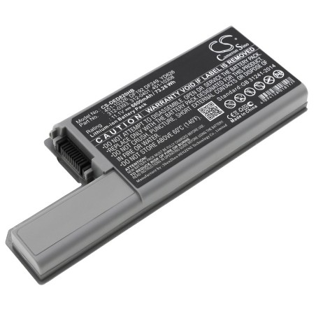 Batterie pour Dell 312-0393 (6600 mAh/73.26 Wh, 11.1 V)