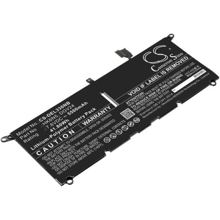 Batterie pour Dell Latitude 3301 (5500 mAh/41.8 Wh, 7.6 V)