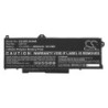 Batterie pour Dell Precision 3571 (4000 mAh/60.8 Wh, 15.2 V)