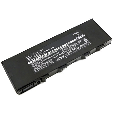 Batterie pour Dell Latitude E7204 (7400 mAh/54.76 Wh, 7.4 V)