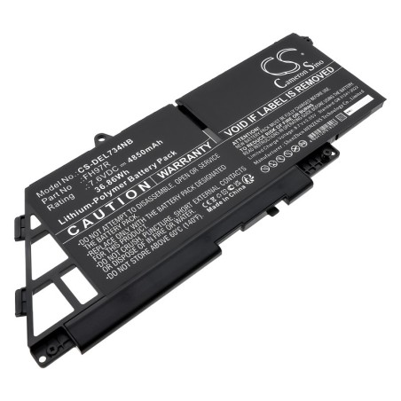 Batterie pour Dell Latitude 7350 (4850 mAh/36.86 Wh, 7.6 V)