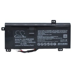 Batterie pour Dell Alienware M14X R3 (6200 mAh/68.82 Wh, 11.1 V)