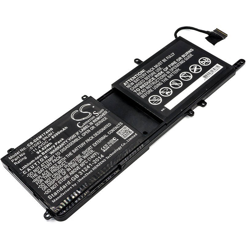 Batterie pour Dell ALW17C-D3748S (8300 mAh/94.62 Wh, 11.4 V)