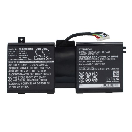 Batterie pour Dell 451-BBCB (5600 mAh/82.88 Wh, 14.8 V)