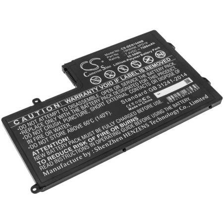 Batterie pour Dell INS15-5565-D2225L (7500 mAh/55.5 Wh, 7.4 V)