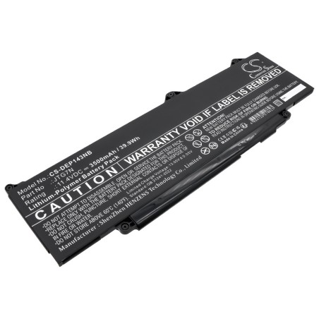 Batterie pour Dell 542WP (3500 mAh/39.9 Wh, 11.4 V)