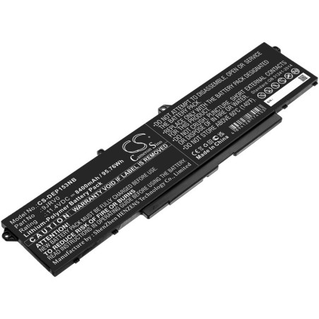 Batterie pour Dell Precision 15 3561 (8400 mAh/95.76 Wh, 11.4 V)