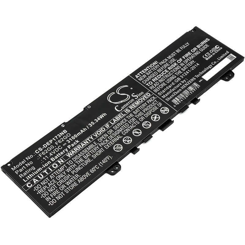 Batterie pour Dell Ins 13MF PRO-D5705TS (3100 mAh/35.34 Wh, 11.4 V)