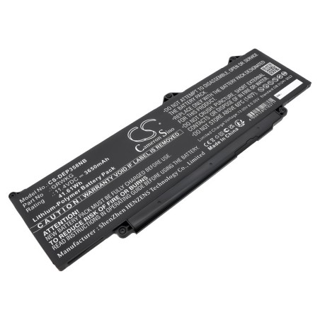 Batterie pour Dell V7TXF (3650 mAh/41.61 Wh, 11.4 V)