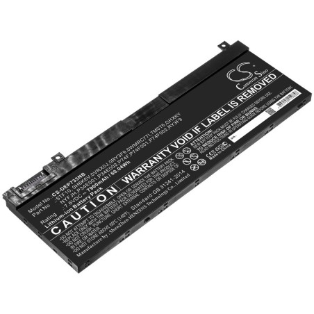 Batterie pour Dell Precision 7530 (7900 mAh/60.04 Wh, 7.6 V)