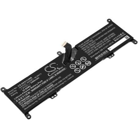 Batterie pour Dell MJMVV (3400 mAh/25.84 Wh, 7.6 V)