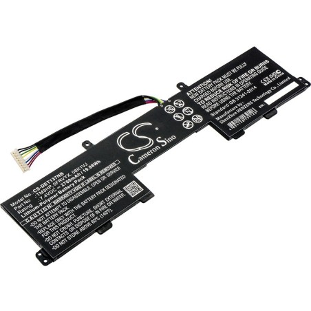 Batterie pour Dell J84W0 (2700 mAh/19.98 Wh, 7.4 V)