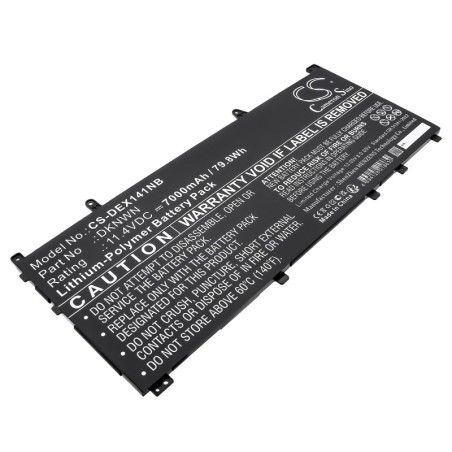 Batterie pour Dell DKNWN (7000 mAh/79.8 Wh, 11.4 V)