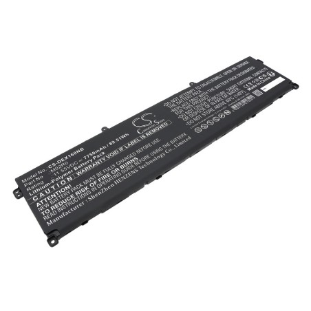 Batterie pour Dell Alienware X16 (7750 mAh/89.51 Wh, 11.55 V)
