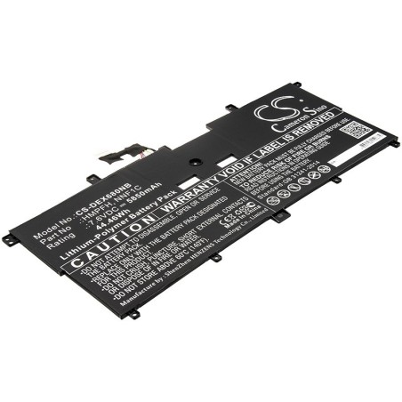Batterie pour Dell NNF1C (5850 mAh/44.46 Wh, 7.6 V)
