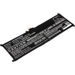 Batterie pour Dell XPS 12-9250-D1608TB (3900 mAh/29.64 Wh, 7.6 V)