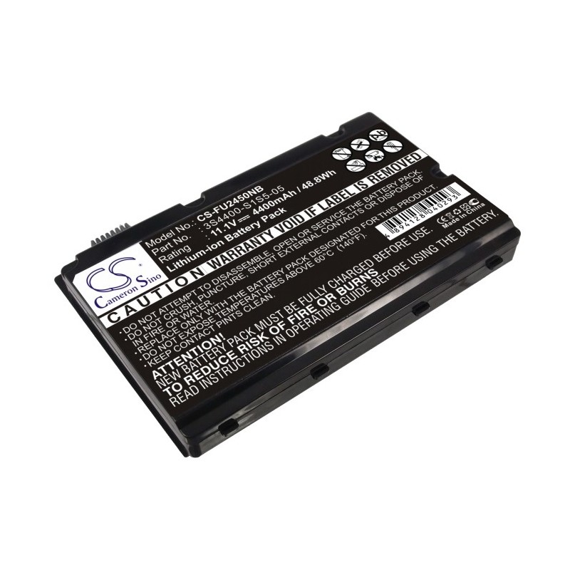 Batterie pour Fujitsu Amilo Xi2550 (4400 mAh/48.84 Wh, 11.1 V)