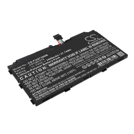 Batterie pour Fujitsu CP690859-01 (3400 mAh/37.74 Wh, 11.1 V)