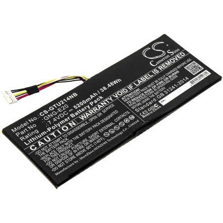 Batterie pour Getac GNG-E20 (5200 mAh/38.48 Wh, 7.4 V)