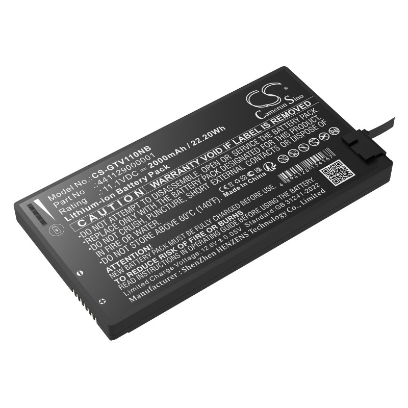 Batterie pour Getac V110 (2000 mAh/22.2 Wh, 11.1 V)
