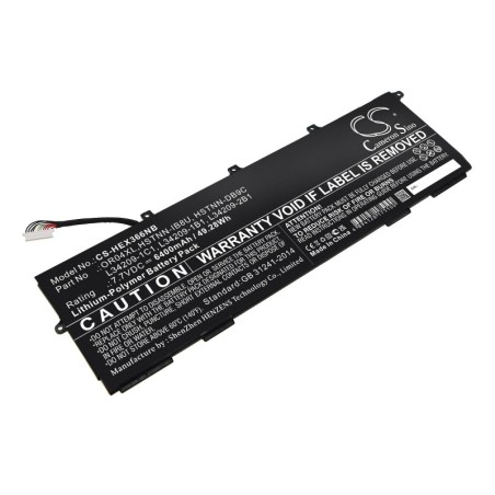 Batterie pour HP L34209-1B1 (6400 mAh/49.28 Wh, 7.7 V)