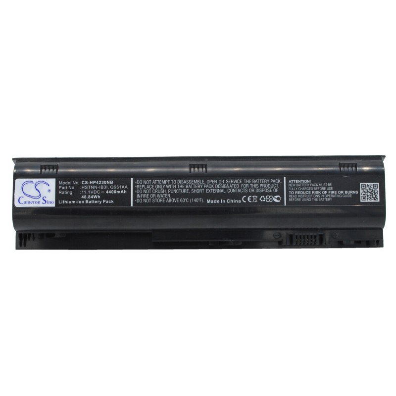 Batterie pour HP QK651AA (4400 mAh/48.84 Wh, 11.1 V)