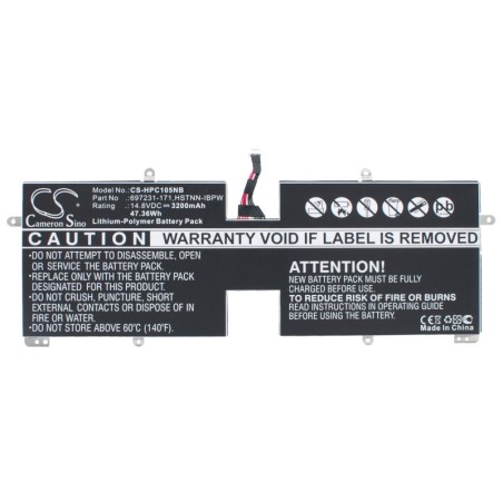 Batterie pour HP TP-C105 (3200 mAh/47.36 Wh, 14.8 V)