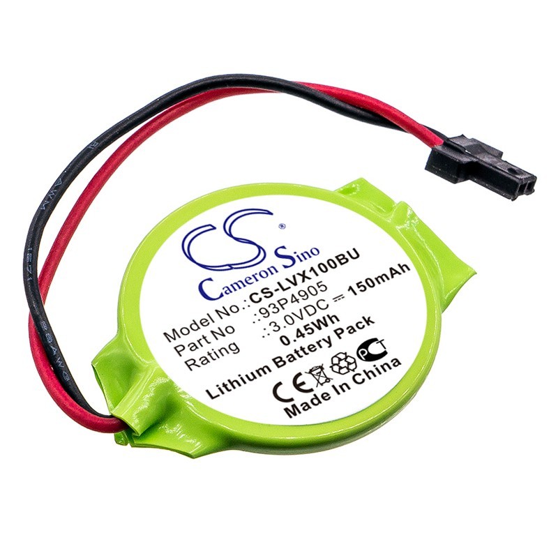 Batterie pour Lenovo Thinkpad X100E (150 mAh/0.45 Wh, 3 V)