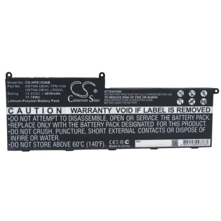 Batterie pour HP Envy 15-3023tx (4850 mAh/71.78 Wh, 14.8 V)