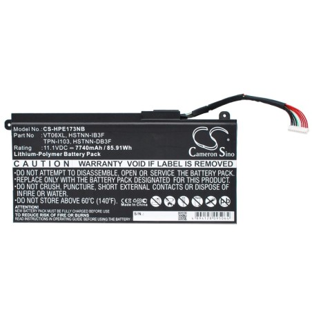 Batterie pour HP VT06 (7740 mAh/85.91 Wh, 11.1 V)