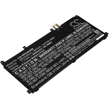 Batterie pour HP ME04XL (6400 mAh/49.28 Wh, 7.7 V)