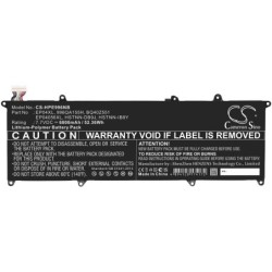Batterie pour HP EP04056XL (6800 mAh/52.36 Wh, 7.7 V)