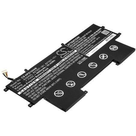 Batterie pour HP EliteBook Folio G1 X2F46EA (4600 mAh/35.42 Wh, 7.7 V)