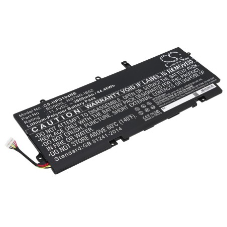 Batterie pour HP EliteBook 1040 G3-Y0F30LP (3900 mAh/44.46 Wh, 11.4 V)