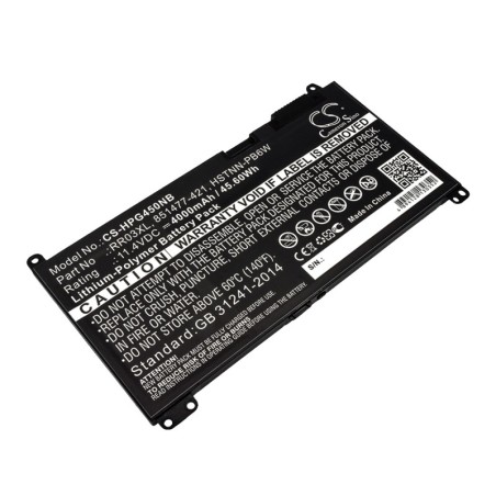 Batterie pour HP 2TT75UT (4000 mAh/45.6 Wh, 11.4 V)